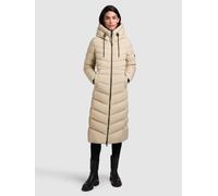 Steppmantel KHUJO "INGRAM4", Damen, Gr. M, beige, 100% Polyester, unifarben, regular fit, eingesetzt elastischer Bund, Mäntel Steppmantel (89314819-M) beige