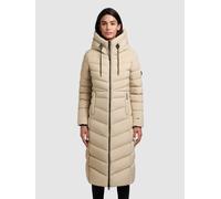 Steppmantel KHUJO "INGRAM4", Damen, Gr. S (36), feather beige, Steppware, Obermaterial: 100% Polyester. Futter: 100% Nylon. Wattierung: 100% Polyester, unifarben, modisch, Langarm, Mäntel (99884069-S)