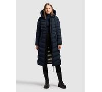 Steppmantel KHUJO "INGRAM5", Damen, Gr. M, port blau, 100% Polyester, unifarben, eingesetzt elastischer Bund mit Windstopper, Mäntel Steppmantel (34770934-M) port blau