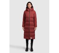 Steppmantel KHUJO "LAREA3", Damen, Gr. M, rot (dunkelrot), 100% Nylon, unifarben, regular fit, eingesetzt elastischer Bund, Mäntel Steppmantel, Topseller (21533404-M) dunkelrot