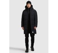 Steppmantel KHUJO "LEAR", Herren, Gr. L, port blau, 100% Polyester, unifarben, eingesetzt elastischer Bund mit Windstopper, Mäntel Steppmantel (53892367-L) port blau