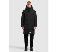 Steppmantel KHUJO "LEAR", Herren, Gr. XL, schwarz, 100% Polyester, unifarben, eingesetzt elastischer Bund mit Windstopper, Mäntel Steppmantel (77473353-XL) schwarz