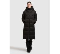 Steppmantel KHUJO "LIMA", Damen, Gr. XS, schwarz, Twill, 100% Polyester, unifarben, eingesetzt elastischer Bund mit Windstopper, Mäntel Steppmantel (19169527-XS) schwarz