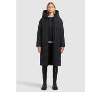 Steppmantel KHUJO "LINARI", Damen, Gr. XS, port blau, 100% Polyester, unifarben, regular fit, eingesetzt elastischer Bund mit Windstopper, Mäntel Steppmantel (52407451-XS) port blau