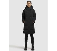 khujo LONI Damen Wintermantel Winterjacke Mantel Steppmantel (DE/NL/SE/PL, Alphanumerisch, L, Regular, Regular, BLACK)