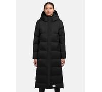 Steppmantel KHUJO "Mayla2-YM", Damen, Gr. XS (34), schwarz, Obermaterial: 100% Nylon; Futter: 100% Nylon; Wattierung: 100% Polyester, tailliert ca. Mitte Wade, Ärmel ohne Ärmelschlitz Bündchen, Mäntel