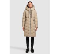 Steppmantel KHUJO "MIKIA2", Damen, Gr. XXL, beige, 100% Polyester, unifarben, regular fit, eingesetzt elastischer Bund, Mäntel Steppmantel, Topseller (61028869-XXL) beige