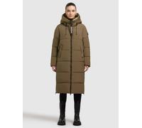 Steppmantel KHUJO "NALU", Damen, Gr. L, scrub grün, 100% Polyester, unifarben, eingesetzt elastischer Bund mit Windstopper, Mäntel Steppmantel (54735942-L) scrub grün