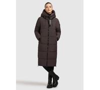 Steppmantel KHUJO "NALU", Damen, Gr. S, moody plum, 100% Polyester, unifarben, eingesetzt elastischer Bund mit Windstopper, Mäntel Steppmantel (32127458-S) moody plum