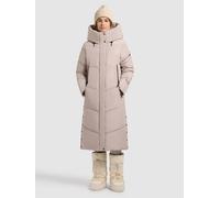 Steppmantel KHUJO "PULSET MATT", Damen, Gr. L, dusty beige, 100% Polyester, unifarben, eingesetzt elastischer Bund mit Windstopper, Mäntel Steppmantel (67019763-L) dusty beige