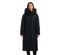 Steppmantel KHUJO "PULSET MATT", Damen, Gr. S, port blau, 100% Polyester, unifarben, eingesetzt elastischer Bund mit Windstopper, Mäntel Steppmantel (23399034-S) port blau