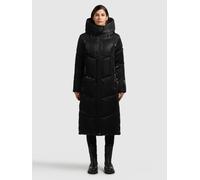 Steppmantel KHUJO "PULSET SHINY", Damen, Gr. L, schwarz, 100% Polyester, unifarben, eingesetzt elastischer Bund mit Windstopper, Mäntel Steppmantel (76445727-L) schwarz