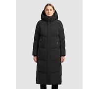 Steppmantel KHUJO "RITZ", Damen, Gr. L (40), schwarz, Steppware, Obermaterial: 70% Baumwolle, 30% Polyamid. Futter: 100% Polyester, unifarben, Basic ca. Mitte Wade, Mäntel Steppmantel, praktische Seit