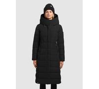 Steppmantel KHUJO "SENSY", Damen, Gr. XXL (44), schwarz, Steppware, Obermaterial: 100% Polyester. Futter: 100% Nylon. Wattierung: 100% Polyester, unifarben, wadenlang, Mäntel Steppmantel (24810448-XXL