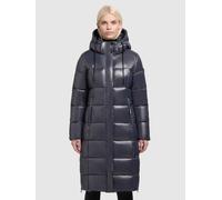 Steppmantel KHUJO "SHANE2", Damen, Gr. L (40), blau (wolkenblau), Web, Obermaterial: 100% Nylon. Futter: 100% Nylon. Wattierung: 100% Polyester, leicht glänzend, unifarben, Mäntel Steppmantel (1439183