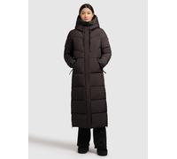 Steppmantel KHUJO "SHIMANTA5", Damen, Gr. L, moody plum, 100% Polyester, unifarben, eingesetzt elastischer Bund mit Klettverschluss, Mäntel Steppmantel (54654028-L) moody plum