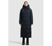 Steppmantel KHUJO "SHIMANTA5", Damen, Gr. L, port blau, 100% Polyester, unifarben, eingesetzt elastischer Bund mit Klettverschluss, Mäntel Steppmantel (10683359-L) port blau