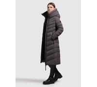 Steppmantel KHUJO "STOANE2", Damen, Gr. L, graphite grau, 100% Polyester, unifarben, eingesetzt elastischer Bund mit Windstopper, Mäntel Steppmantel (91774266-L) graphite grau