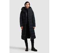 Steppmantel KHUJO "TAMKE 2IN1 (EINSATZ HERAUSNEHMBAR)", Damen, Gr. XXL, port blau, 100% Polyester, unifarben, regular fit, eingesetzt elastischer Bund mit Windstopper, Mäntel Steppmantel (53248612-XXL