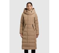 Steppmantel KHUJO "TAMKE", Damen, Gr. XXL (44), cookie beige, Steppware, Obermaterial: 100% Polyester. Futter: 100% Nylon. Wattierung: 100% Polyester, unifarben, elastischer Bund, Mäntel Steppmantel (