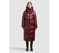 Steppmantel KHUJO "TONIA", Damen, Gr. M, mahagoni rot, 100% Nylon, unifarben, eingesetzt elastischer Bund mit Windstopper, Mäntel Steppmantel (72937243-M) mahagoni rot