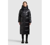 Steppmantel KHUJO "TONIA", Damen, Gr. S, schwarz, 100% Nylon, unifarben, eingesetzt elastischer Bund mit Windstopper, Mäntel Steppmantel (92372347-S) schwarz