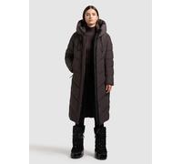 Steppmantel KHUJO "TRUDIE", Damen, Gr. M, moody plum, 100% Polyester, unifarben, eingesetzt elastischer Bund mit Windstopper, Mäntel Steppmantel, Topseller (31574839-M) moody plum