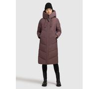 Steppmantel KHUJO "TRUDIE", Damen, Gr. XL, orchid lila, 100% Polyester, unifarben, eingesetzt elastischer Bund mit Windstopper, Mäntel Steppmantel (18069964-XL) orchid lila