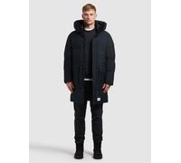 Steppmantel KHUJO "WINER3", Herren, Gr. L, port blau, 100% Polyester, unifarben, eingesetzt gerader Abschluss mit innenliegendem Gummizug, Mäntel Steppmantel (81916000-L) port blau