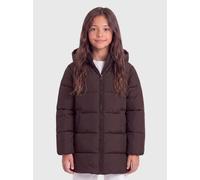 Steppmantel KIDS ONLY "KOGJUTA PUFFER COAT OTW NOOS", Mädchen, Gr. 134, braun (chocolate torte), Web, Obermaterial: 100% Polyester, unifarben, Basic kniefrei, Mäntel Steppmantel, Kunstfaser (54256102-