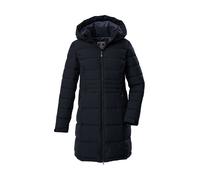 Steppmantel KILLTEC "KOW 11 WMN QLTD PRK", Damen, Gr. 38, schwarz, Obermaterial: 100% Polyester;Futter: 100% Polyester;Füllung: 100% Polyester, Mäntel Steppmantel, Wasserabweisender Parka mit verstell