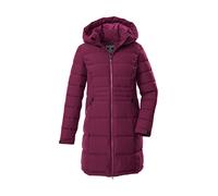 Steppmantel KILLTEC "KOW 11 WMN QLTD PRK", Damen, Gr. 40, dunkelrosé, Obermaterial: 100% Polyester;Futter: 100% Polyester;Füllung: 100% Polyester, Mäntel Steppmantel, Wasserabweisender Parka mit verst
