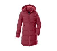Steppmantel KILLTEC "KOW 11 WMN QLTD PRK", Damen, Gr. 46, rot (bordeaux), Obermaterial: 100% Polyester.Futter: 100% Polyester.Füllung: 100% Polyester, Mäntel Steppmantel, Wasserabweisender Parka mit v