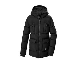 Steppmantel KILLTEC "KOW 159 BYS QLTD PRK", Jungen, Gr. 140, schwarz, Obermaterial: 100% Polyester.Futter: 100% Polyester.Futter 2: 100% Polyester.Füllung: 100% Polyester, Mäntel Steppmantel, Winddich
