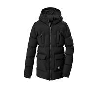 Steppmantel KILLTEC "KOW 159 BYS QLTD PRK", Jungen, Gr. 164, schwarz, Obermaterial: 100% Polyester.Futter: 100% Polyester.Futter 2: 100% Polyester.Füllung: 100% Polyester, Mäntel Steppmantel, Winddich