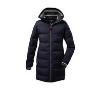 Steppmantel KILLTEC "KOW 196 GRLS QLTD CT", Mädchen, Gr. 128, blau (navy), Oberstoff: 100% Polyester, Futter: 100% Polyester, Wattierung: 100% Polyester, Mäntel Steppmantel, Steppparka, wasserabweisen