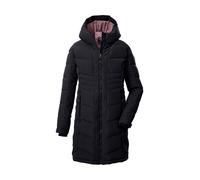 Steppmantel KILLTEC "KOW 219 GRLS QLTD CT", Kinder, Gr. 176, schwarz, Oberstoff: 100% Polyester, Futter: 100% Polyester, Füllung: 100% Polyester, Mäntel, Winddichter, wasserabweisender Mantel mit 10.0