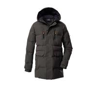 Steppmantel KILLTEC "KOW 238 BYS QLTD PRK", Jungen, Gr. 152, braun (stein), Obermaterial: 88% Polyester, 12% Baumwolle.Futter: 100% Polyester.Füllung: 100% Polyester, Mäntel Steppmantel, Winddichter,