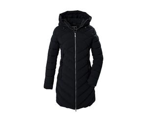 Steppmantel KILLTEC "KOW 49 WMN QLTD PRK", Damen, Gr. 44, schwarz, Obermaterial: 100% Polyester.Futter: 100% Polyamid.Füllung: 100% Polyester, Mäntel Steppmantel, Wasserabweisender Steppparka mit vers