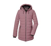 Steppmantel KILLTEC "KOW 55 WMN QLTD PRK", Damen, Gr. 42, rosé, Obermaterial: 100% Polyester.Futter: 100% Polyester.Füllung: 100% Polyester, Mäntel Steppmantel, Wasserabweisender, winddichter Damenpar