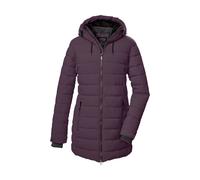 Steppmantel KILLTEC "KOW 55 WMN QLTD PRK", Damen, Gr. 44, pflaume, Obermaterial: 100% Polyester.Futter: 100% Polyester.Füllung: 100% Polyester, Mäntel Steppmantel, Wasserabweisender, winddichter Damen