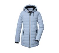 Steppmantel KILLTEC "KOW 55 WMN QLTD PRK", Damen, Gr. 46, hellblau, Obermaterial: 100% Polyester.Futter: 100% Polyester.Füllung: 100% Polyester, Mäntel Steppmantel, Wasserabweisender, winddichter Dame