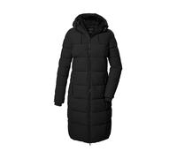 killtec Damen Steppmantel/Funktionsmantel in Daunenoptik mit Kapuze KOW 56 WMN QLTD CT, schwarz, 46, 41810-000