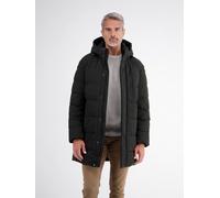 LERROS Leichter Steppmantel mit Wattierung, abnehmbare Kapuze - Black XXXL