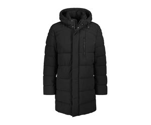 Steppmantel LERROS "Leichter Steppmantel mit Wattierung in großen Größen", Herren, Gr. 4XL, schwarz, 100% Polyester, Mäntel Steppmantel (64620114-64) schwarz