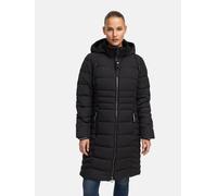 Steppmantel MANISA, Damen, Gr. 54, schwarz, Web, Obermaterial: 100% Polyester. Futter: 100% Polyamid, unifarben, normal kniebedeckend, Rundhals, Mäntel Steppmantel, mit Stehkragen und Reißverschluss (