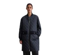 Steppmantel MARC O'POLO "aus recyceltem Polyester", Damen, Gr. 36, deep night blau, Obermaterial: 100% Polyester; Füllung: 100% Polyester; Futter: 100% Baumwolle, unifarben, regular fit, Rippbündchen,