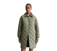 Steppmantel MARC O'POLO DENIM, Damen, Gr. S, desert sage, Web, Obermaterial: 100% Polyester, relaxed fit, Rippstrickbündchen, Mäntel Steppmantel, relaxed fit, 2-Wege-Reißverschluss, Cord-Kentkragen (6