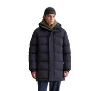 Steppmantel MARC O'POLO DENIM "wasserabweisend mit leichter Wattierung", Herren, Gr. S, blau depths, Obermaterial: 100% Polyamid, unifarben, regular fit, elastischer Bund, Mäntel Steppmantel (66160459
