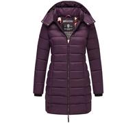 Steppmantel MARIKOO "Abendsternchen", Damen, Gr. M (38), lila (pflaume), Oberstoff: 100% Nylon, Futter: 100% Polyester, Wattierung: 100% Polyester, Ärmelfutter: 100% Polyester, figurbetont Po-bedecken